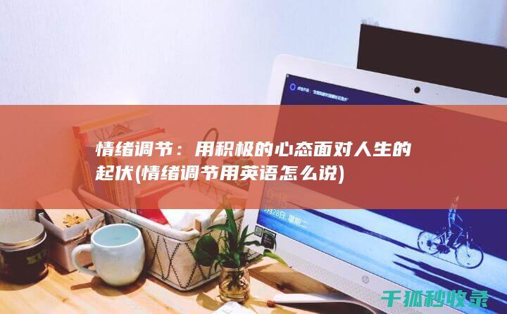 情绪调节：用积极的心态面对人生的起伏 (情绪调节用英语怎么说)